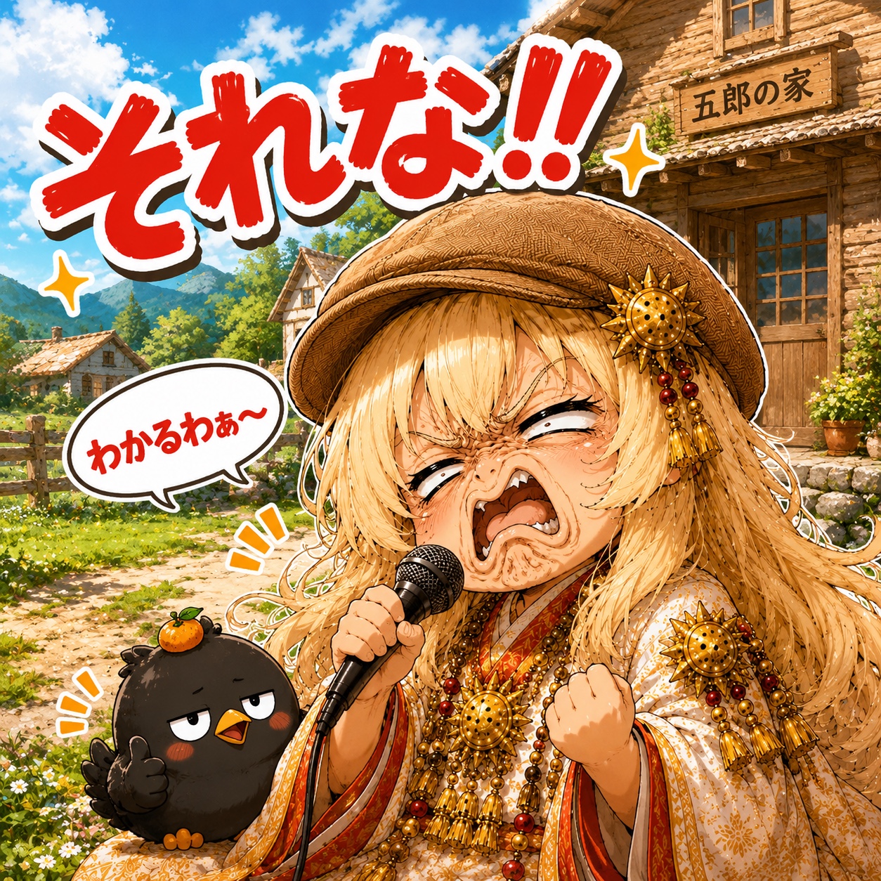 変顔で歌うちび天照ちゃん